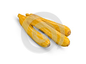 Organic yellow Courgettes