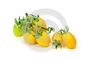 Organic yellow grape tomato