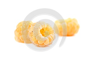 Organic yellow rasberries