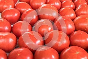 Organics tomatoes at farmers market