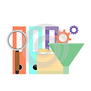 Organisation and sorting data files, filter for infoflow