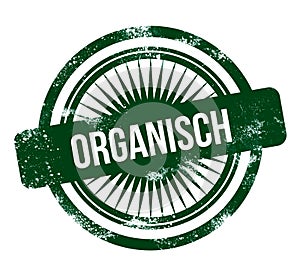 Organisch - green grunge stamp