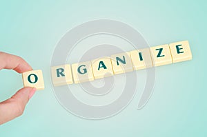 Organize word