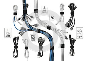 Organized cable management solution