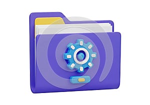Organized file folder for seamless data management and efficient workflow solutions