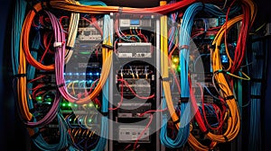 organized silver back of computer