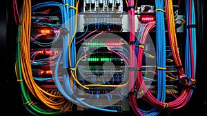 organized silver back of computer