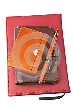 Organizer pen and diary