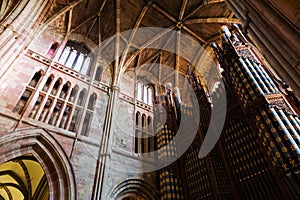 Organs in the cathredral in Worcester