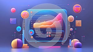 orgic dynamic crm dashboard with an organic design