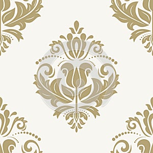 Orient Seamless Pattern. Abstract Background