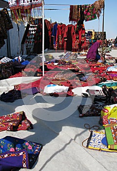 Oriental bazaar objects - buying scene