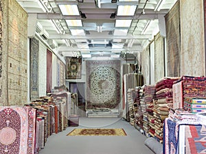 Oriental carpet shop