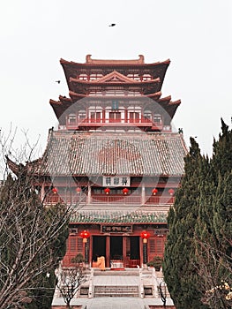 Oriental characteristics Kaifeng`s famous Buddhist temple