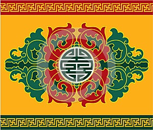 Oriental Chinese Design Element