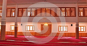 A Moroccan mosque from the inside