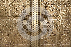 Oriental door detail in Morocco