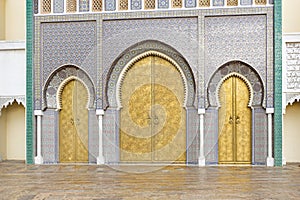 Oriental doors in Morocco