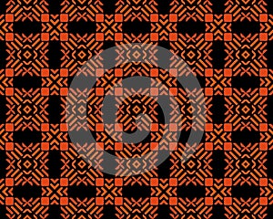 Oriental ethnic seamless repeatable pattern traditional geometric lines stripes background Design