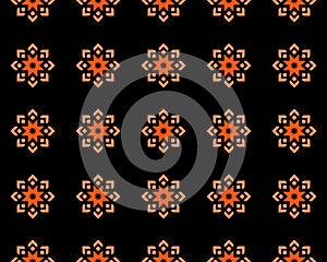 Oriental ethnic seamless repeatable pattern traditional geometric lines stripes background Design