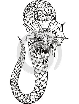 Oriental legless dragon