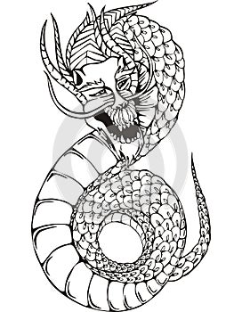 Oriental legless dragon