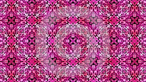 Oriental pattern â Floral design â pink purple and black colors