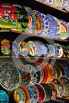 Oriental patterns in the Grand Bazaar