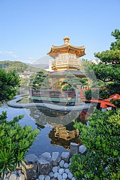 The oriental pavilion of absolute perfection in Nan Lian Garden, Chi Lin Nunnery