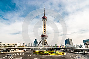 Oriental Pearl Tower pudong shanghai china photo