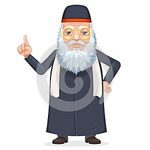 Oriental sage priest mage rabbi beard old mystery wise man secret knowledge