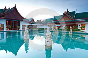 Oriental style architecture in Thailand