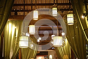 Oriental style chandelier lighting