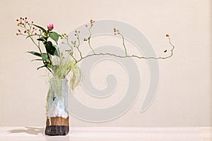 Oriental style flower arrangement