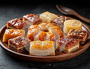 Oriental sweets on the table