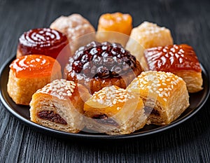 Oriental sweets on the table