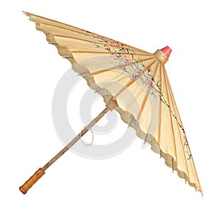 Oriental umbrella isolated
