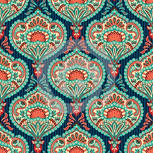 Oriental wallpaper pattern