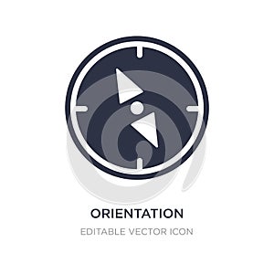 orientation compass icon on white background. Simple element illustration from Tools and utensils concept