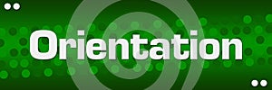 Orientation Green Dots Background