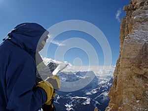 Orientation with a hiking map