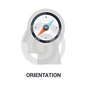 Orientation icon concept