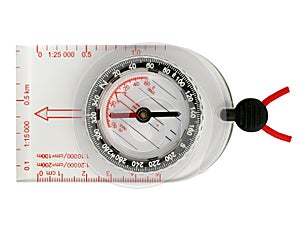 Orienteering compass photo