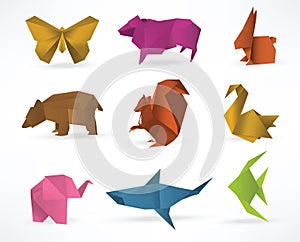 Origami animals