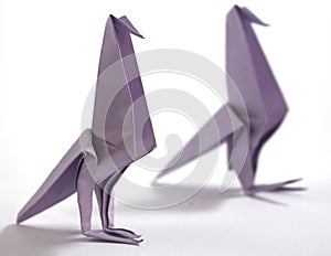 Origami bird