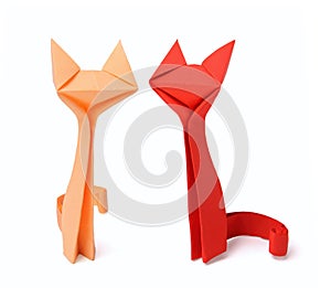 Origami cats