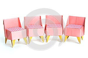 Origami chairs