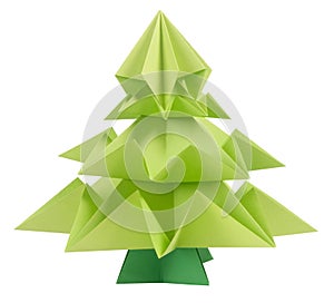 Origami Christmas tree