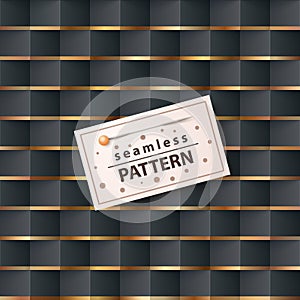 Origami 3D triangle - seamless pattern