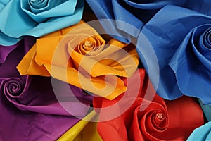 The origami flower background